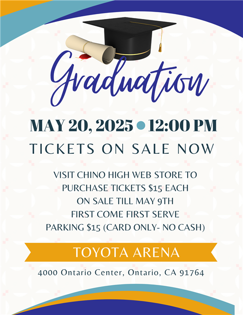 Grad ticket details